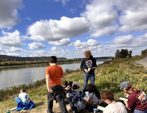 Fifth graders explore Steigerwald refuge