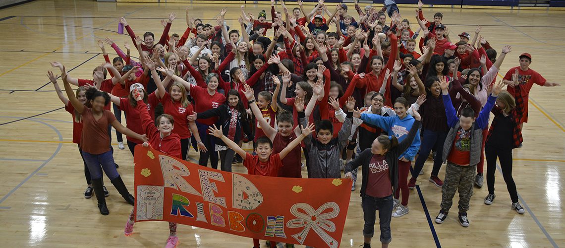 JMS students gather in gym